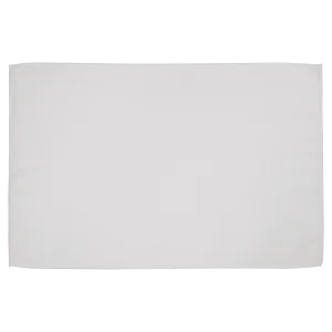 16" x 25" White Waffle Weave Custom Printed Towel