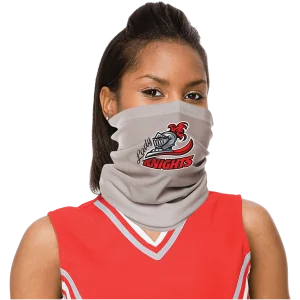 16" x 8" White Custom Printed Gaiter
