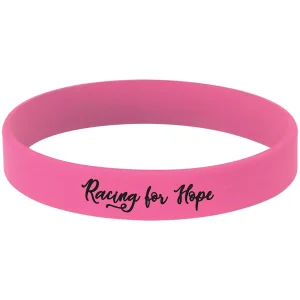 4 1/8" Pink/Black Custom Engraved Bracelet