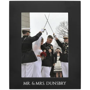 5" x 7" Black Aluminum Photo Frame