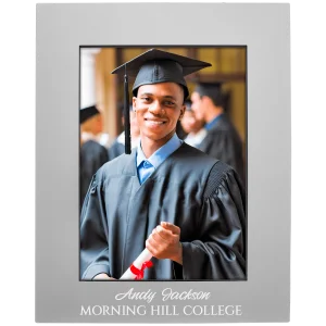 5" x 7" Gray Aluminum Photo Frame