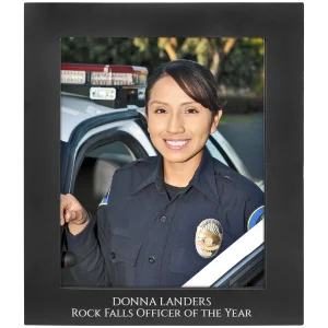 8" x 10" Black Aluminum Photo Frame