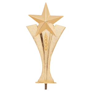 7 1/2" Gold Star Riser Casting with Stud