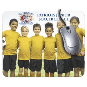 9 1/4" x 7 3/4" Rectangle Custom Printed Neoprene Mouse Pad