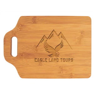 11" x 7 3/4" Bamboo Cutting Board with Handle