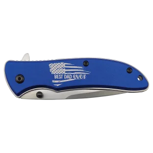 Bison River 4 1/4" Blue Everyday Carry Knife