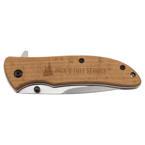 Bison River 4 1/4" Wood Everyday Carry Knife