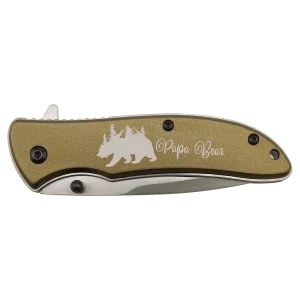 Bison River 4 1/4" Flat Dark Earth Everyday Carry Knife