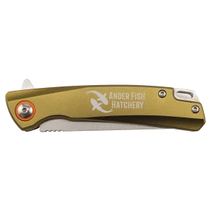 Bison River 4" Flat Dark Earth Everyday Carry Knife with Ball Bearing Open Mechanism