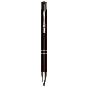 Black with Silver Trim Custom Engraved Pen