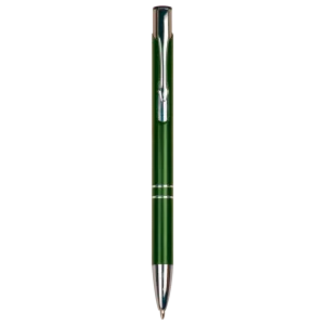 Green with Silver Trim Custom Engraved Pen