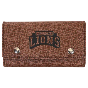 Football Engraved Faux Leather Card & Dice Set