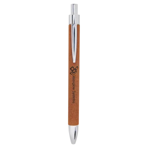 Rawhide Engraved Faux Leather Pen