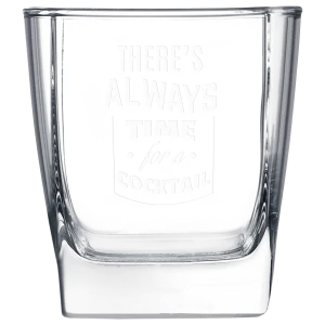 Polar Camel 10 1/2 oz. Square On The Rocks Glass