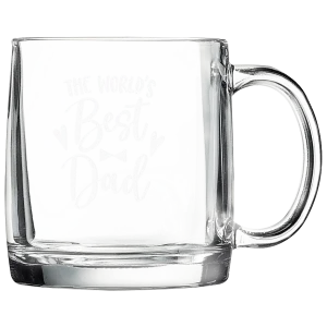 Polar Camel 12 1/4 oz. Clear Coffee Mug