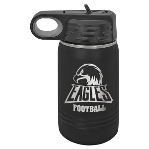 Polar Camel 12 oz. Black Water Bottle