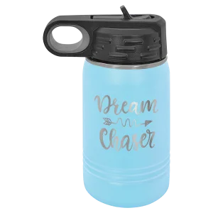 Polar Camel 12 oz. Light Blue Water Bottle