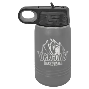Polar Camel 12 oz. Dark Gray Water Bottle