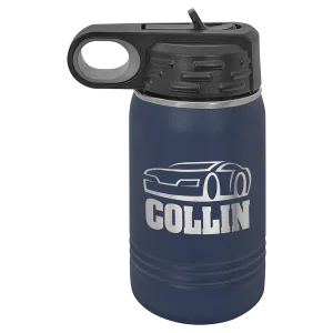Polar Camel 12 oz. Navy Blue Water Bottle