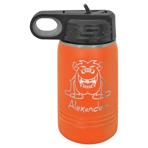 Polar Camel 12 oz. Orange Water Bottle