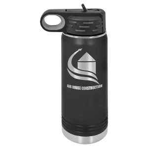 Polar Camel 20 oz. Black Water Bottle