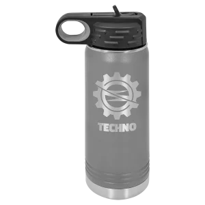 Polar Camel 20 oz. Dark Gray Water Bottle