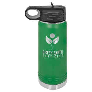 Polar Camel 20 oz. Green Water Bottle