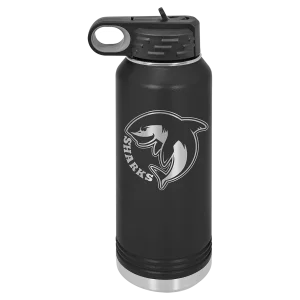 Polar Camel 32 oz. Black Water Bottle