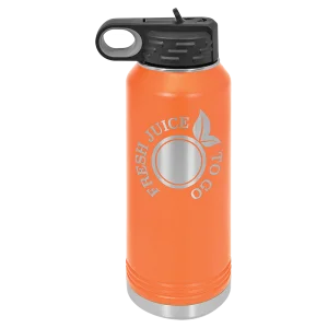 Polar Camel 32 oz. Orange Water Bottle