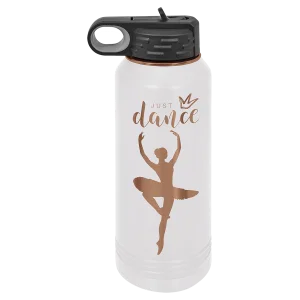 Polar Camel 32 oz. White/Rose Gold Water Bottle