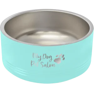 Polar Camel 32 oz. Medium Teal Pet Bowl