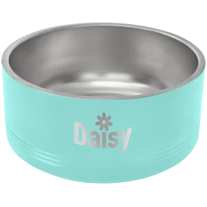 Polar Camel 64 oz. Large Teal Pet Bowl