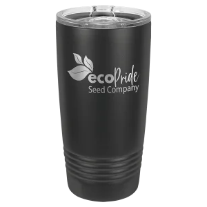 Polar Camel 20 oz. Full Black Ringneck Tumbler with Slider Lid