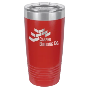 Polar Camel 20 oz. Red Ringneck Tumbler with Standard Lid