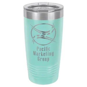 Polar Camel 20 oz. Teal Ringneck Tumbler with Standard Lid