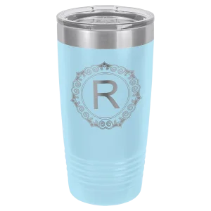 Polar Camel 20 oz. Light Blue Ringneck Tumbler with Standard Lid