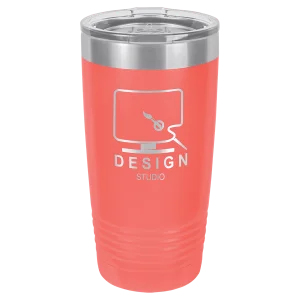Polar Camel 20 oz. Coral Ringneck Tumbler with Standard Lid