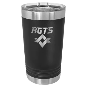 Polar Camel Black 16 oz. Pint with Slider Lid