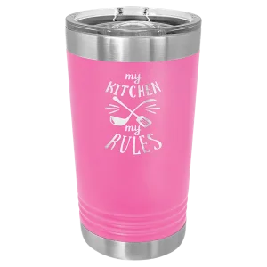 Polar Camel Pink 16 oz. Pint with Slider Lid