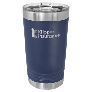 Polar Camel Navy Blue 16 oz. Pint with Slider Lid