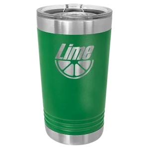 Polar Camel Green 16 oz. Pint with Slider Lid