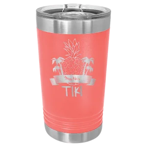 Polar Camel Coral 16 oz. Pint with Slider Lid