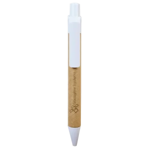 Recycled Paper Pen with White Trim