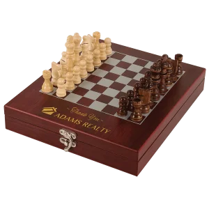 Rosewood Finish Chess Set