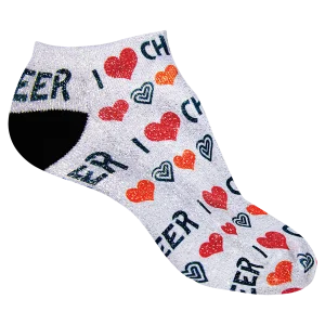 Shimmer Adult No Show Socks (1 Pair)