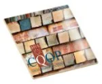 4 1/4" x 4 1/4" White Custom Printed Ceramic Tile