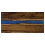 woodgrain/blue color variant