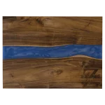 woodgrain/blue color variant