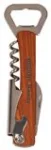 5 1/4" Wooden Bottle Opener & Wine Corkscrew