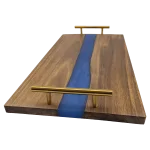 woodgrain/blue/gold color variant